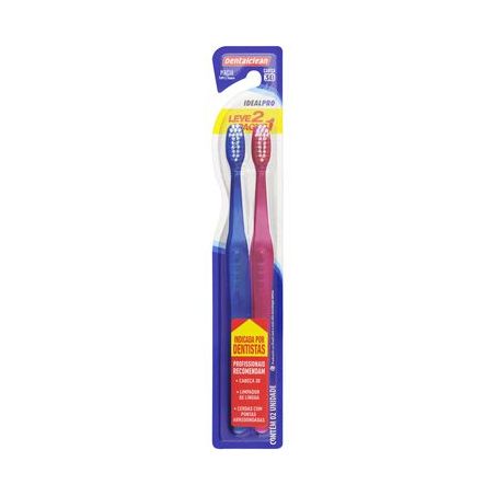 Escova Dental Dentalclean Macia Embalagem Leve 2 Pague 1 2UN