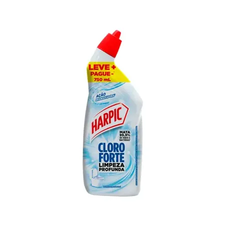 Desifetante Harpic Power Plus Cloro Forte Leve + Pague - Squeeze 750ml  
 