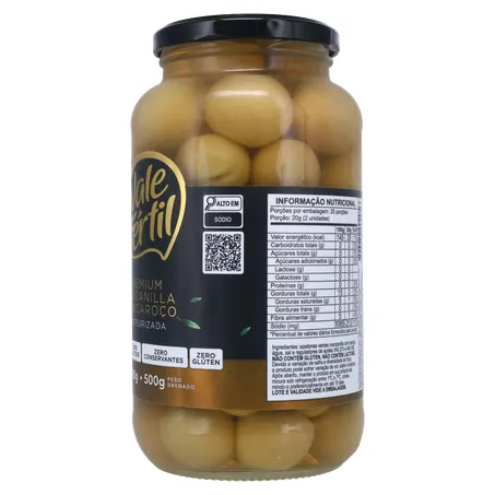 Azeitona vale fertil manzanila c/car500g 360-6