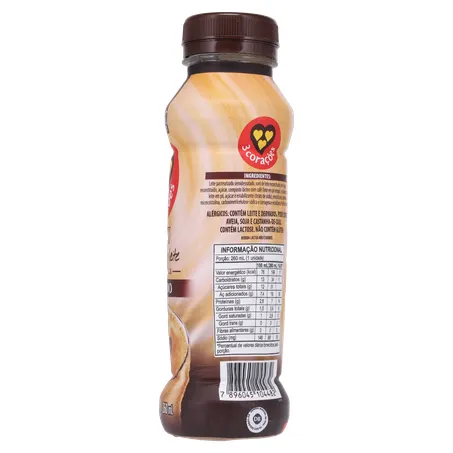 BEBIDA LACTEA 3 CORAÇÕES PINGADO 260ML 360-9