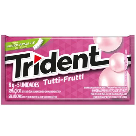 Chicle trident 5s tutti frutti