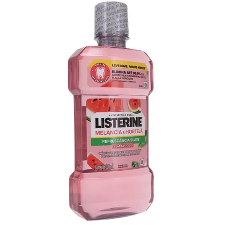 Antisséptico Bucal Listerine melancia e hortelã 500ml 360-33