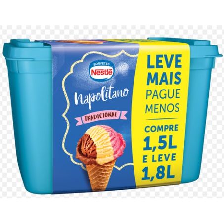 SORVETE NESTLE NAPOLITANO PG1.5 LV1.8L