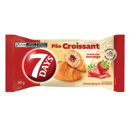 Croissant 7 days morango 45g