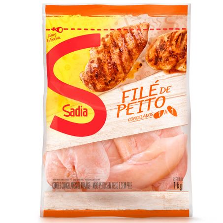 FILE PEITO SADIA IQF CONGELAD 1KG