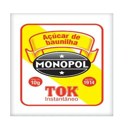 Açúcar de baunilha monopol 10g