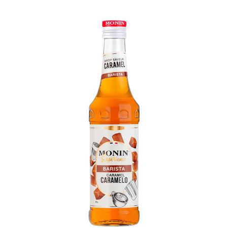 Xarope monin 330ml caramelo exp barista