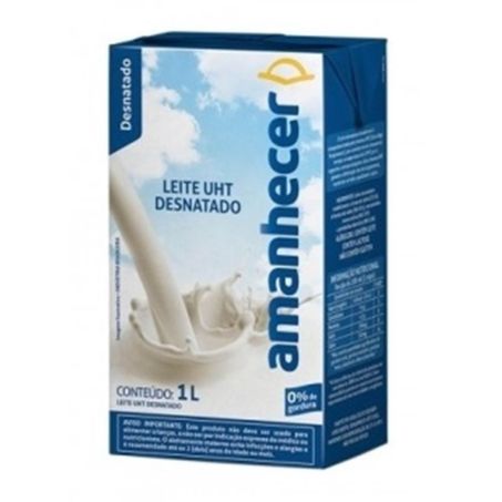 LEITE AMANHECER UHT DESNATAD 1LT