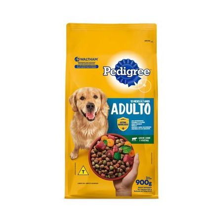 RACAO PEDIGREE AD CARNE/VEG 900G