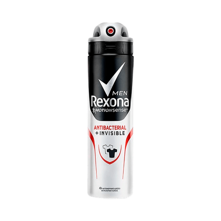 Antitranspirante Aerossol Rexona Antibacterial + Invisible Frasco Spray 150ml