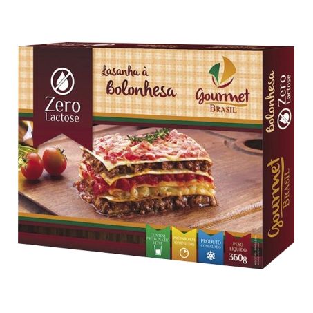 LASANHA GOURMET BRASIL 360G S/LACT BOLONHESA