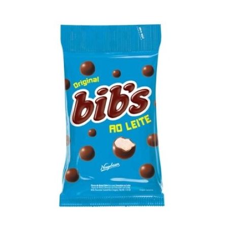 CHOCOLATE BIBS 61.5G AO LEITE