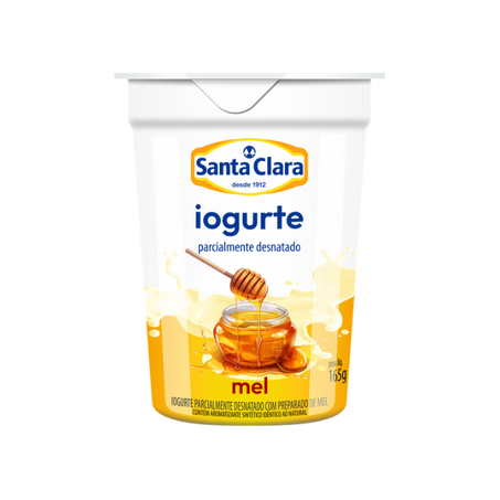 IOGURTE SANTA CLARA MEL COPO 165G
