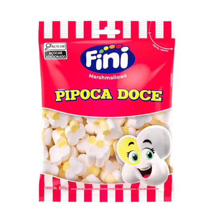 Marshmallow Fini Pipoca Pacote com   80G
