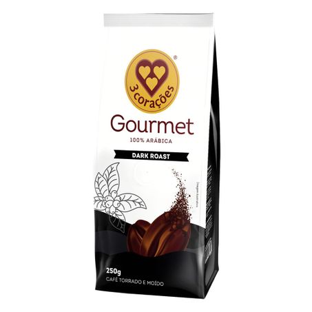 Cafe 3 coracoes gourmet dark roast 250g