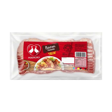 Bacon Fatiado Perdigão Defumado 250G