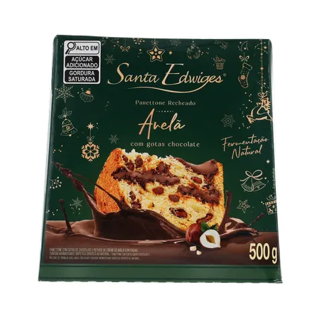 PANETONE STA EDWIGES AVELÃ GOTAS DE CHOCOLATE 500G 360-0