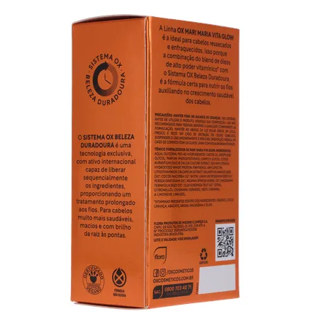 Tônico Capilar Fortalecedor Mari Maria Ox Vita Glow Frasco com 30Ml 360-13
