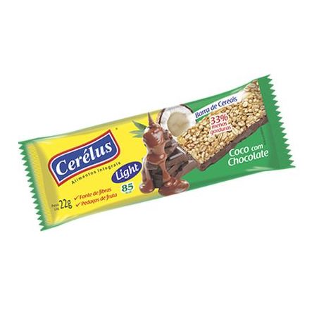 Cereal bar.cerelus 20gr choc.coco