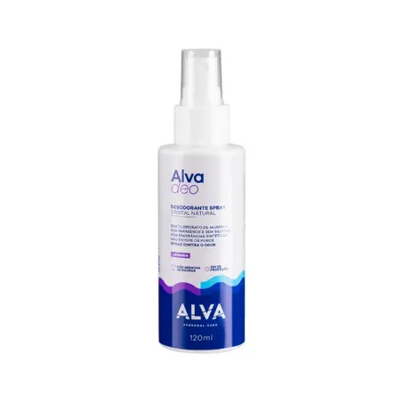 Desodorante Cristal Spray Lavanda Alva 120ml