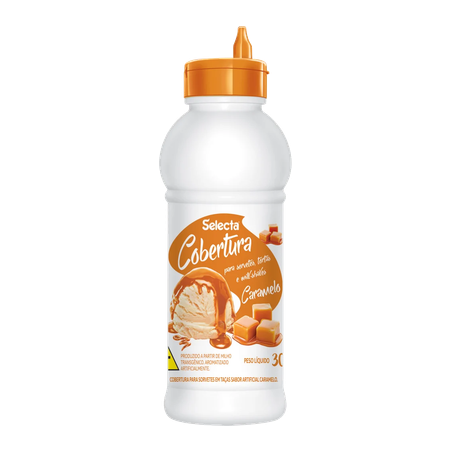 Cobertura p/tacas selecta 300g caramelo
