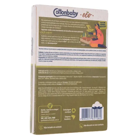 Cotonetes cottonbaby eco. c/75 360-15
