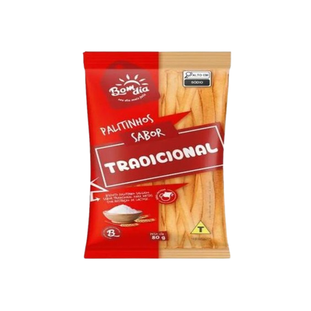 BISCOITO PALITO ZERO LAC TRADICIONAL BOM DIA 150 G