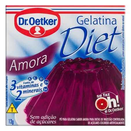 GELATINA EM PÓ AMORA DIET DR. OETKER