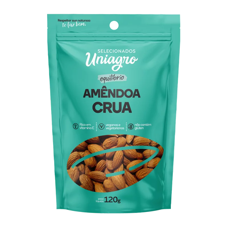 AMÊNDOA CRUA E LAMINADA UNIAGRO EQUILÍBRIO