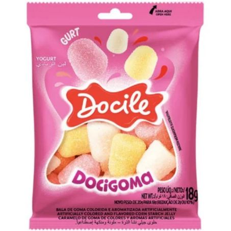Bala goma docile 18g mini sino gurt yogurt