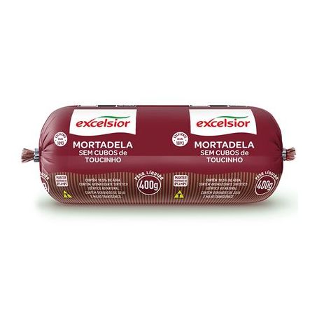 MORTADELA EXCELSIOR PC 400 G S/ TOUCINHO