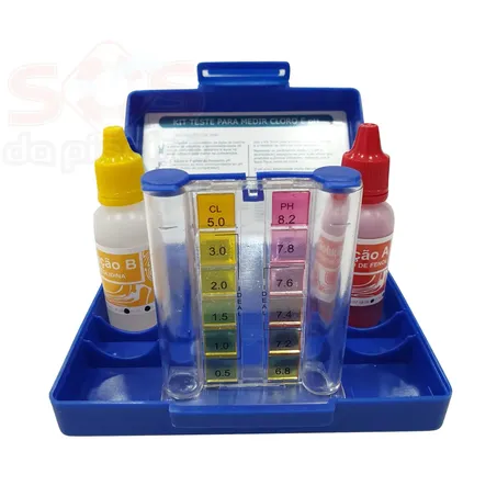 ESTOJO TESTE PH E CLORO PISCINAS