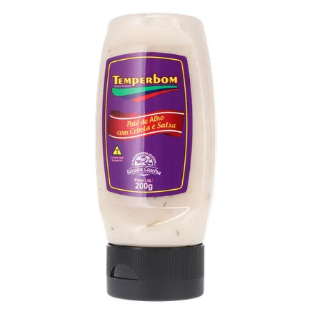 PATE DE ALHO TEMPERBOM COM CEBOLA E SALSA 200G 360-2
