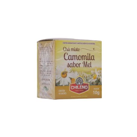 Chá Misto Chileno Camomila e Erva Mate Caixa com 10un - 10gr 360-55