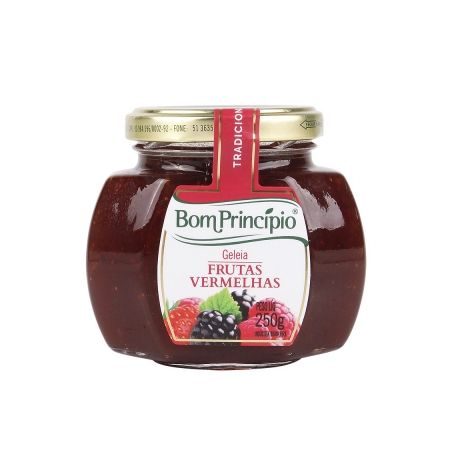 Geleia bom principio 250g frutas vermelhas