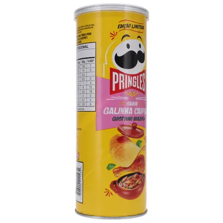 SALGADINHO BATATA PRINGLES GOSTINHO BRAZUCA GALINHA CAIPIRA LATA 100G 360-20