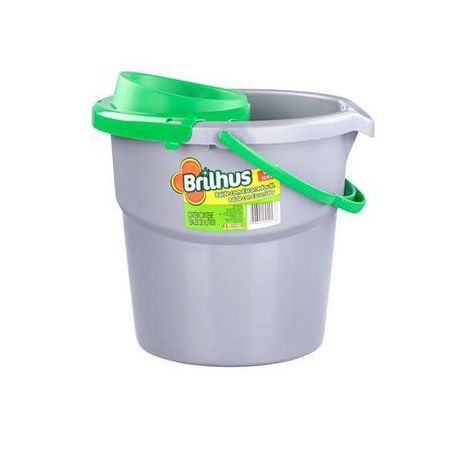 Balde brilhus c/escorredor 9l
