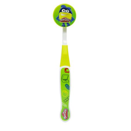 Escova dental infantil play doh 2d green un