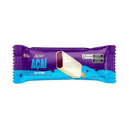 PICOLÉ DIÊLO AÇAÍ COM LEITINHO PACOTE 67G