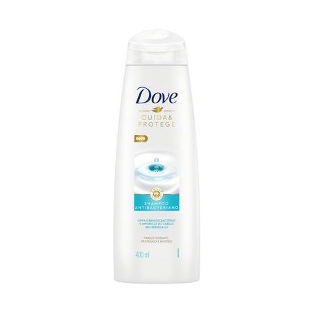 Shampoo Antibacteriano Dove Cuida & Protege Frasco 400ML