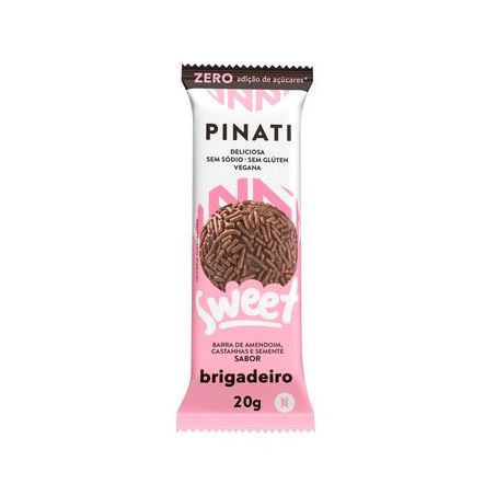 BARRA DE CEREAL PINATI ZERO ACUCAR 20G BRIGADEIRO 