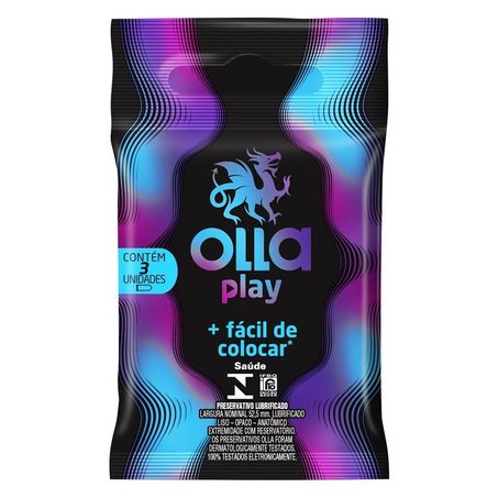 PRESERVATIVO LUBRIFICADO OLLA PLAY