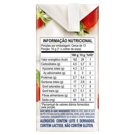 Creme Leite Nestle Original 10% Grátis Tp 200g 
  360-4