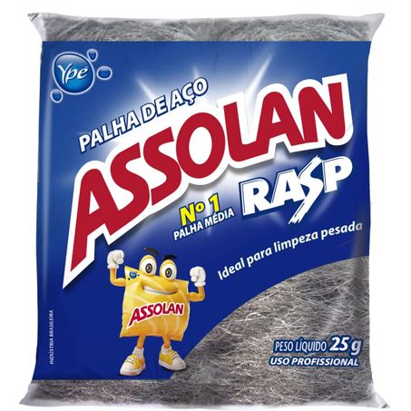 Palha aco assolan rasp n1 25g