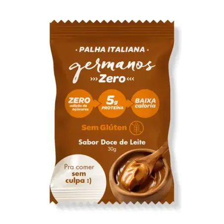 Palha Italiana Sabor Doce de Leite 30g - Germanos