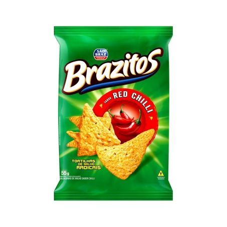 Salgado Brazitos Red Chilli Sao Braz 55G
