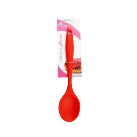 Colher Em Casa Tem Silicone - Vermelha - Ref. 12454