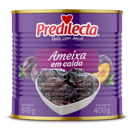 Ameixa em Calda Predilecta 400g - Lata