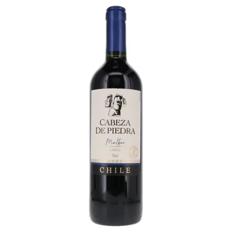 Vinho Tinto Chileno Cabeza de Piedra Varietal Malbec 750ml 