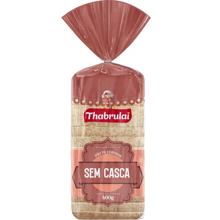 Pão sem casca tradicional thabrulai 410g